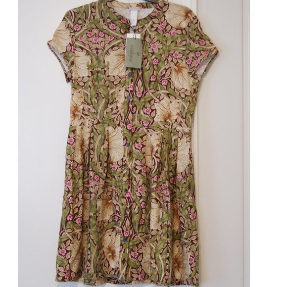 H&M Dresses & Skirts - H&M Morris&Co floral spring dress size 10